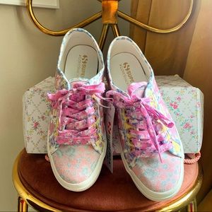LoveShackFancy X Superga shoes NWOT